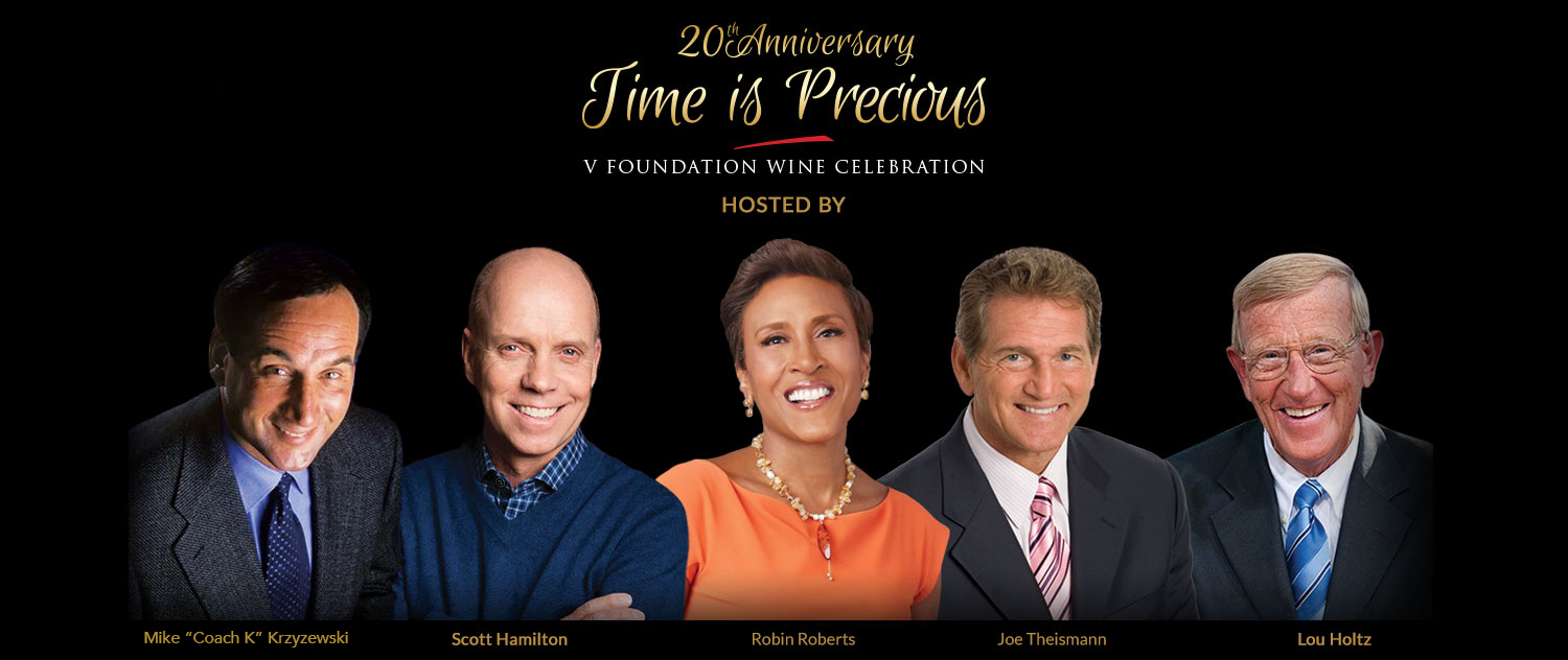 20th Anniversary Time is Precious V Foundation Wine Celebration
